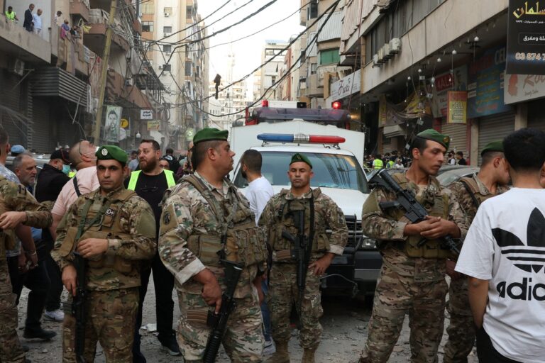 Ataque israelense mira líder do Hezbollah em Beirute