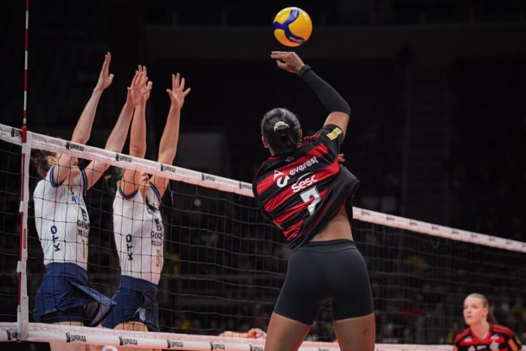 Flamengo supera Minas em cinco sets e mantém invencibilidade na Superliga