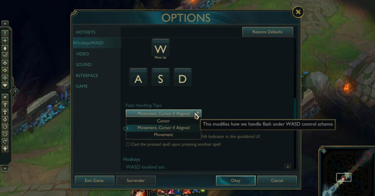 Teste de kiting no LoL: Comparação entre movimentação WASD e mouse