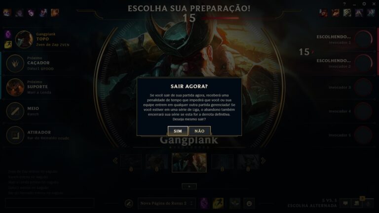 Mudanças no LoL: Dodge em elos altos será considerado derrota a partir de 2026