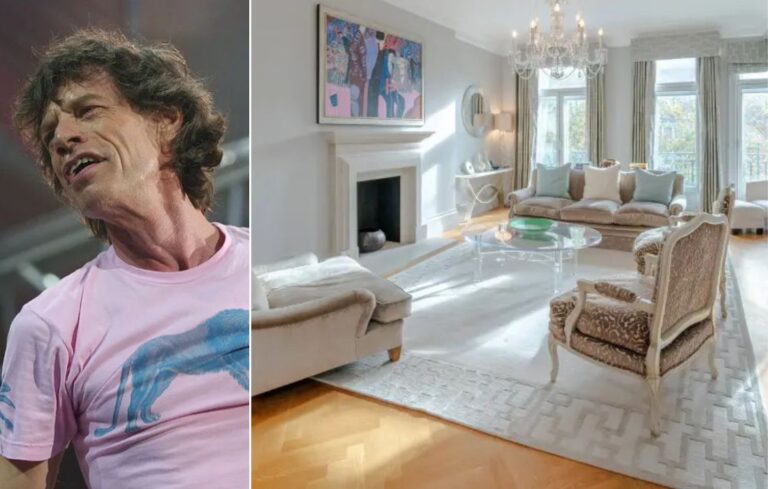Apartamento de Mick Jagger em Londres é vendido por R$ 38 milhões