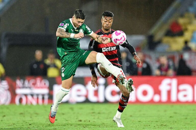 Premiações de Palmeiras e Flamengo na Libertadores 2023
