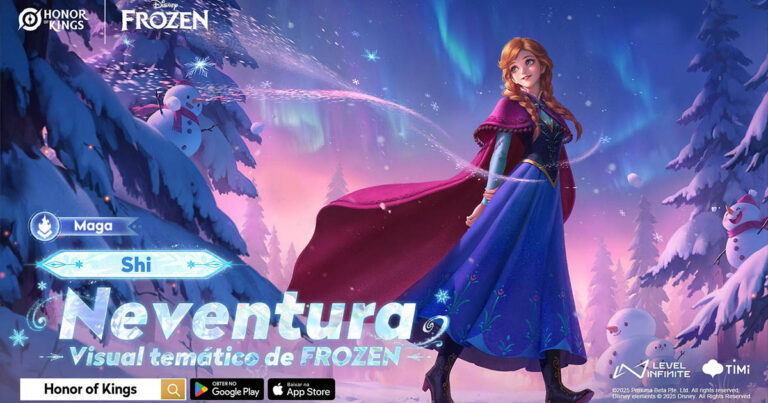 Honor of Kings traz de volta evento de Frozen com novos visuais