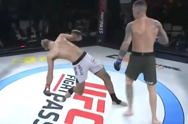 Golpe impressionante deixa lutador paralisado em evento de MMA