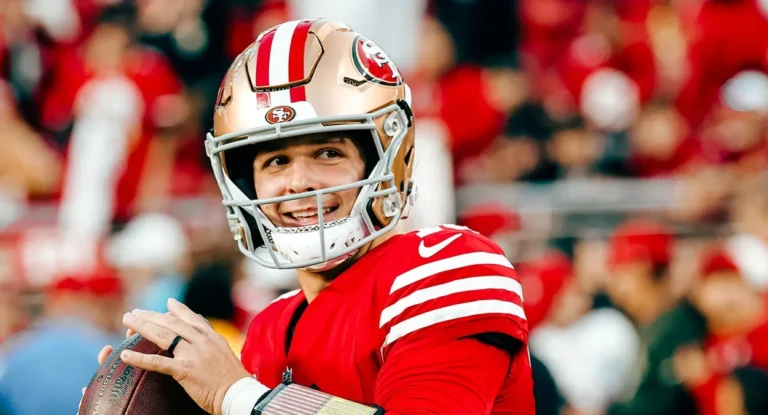 San Francisco 49ers vence Carolina Panthers apesar de desempenho abaixo de Brock Purdy