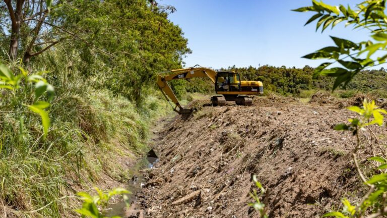 Ações na região de Novo Horizonte visam combater alagamentos em Jundiaí