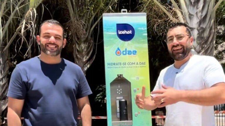 Estação de hidratação é instalada na Avenida 9 de Julho em Jundiaí