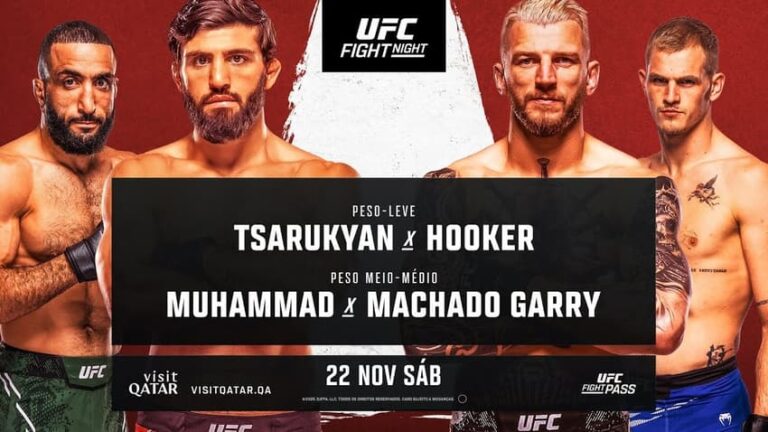 UFC Qatar: Tsarukyan e Hooker se enfrentam em luta principal
