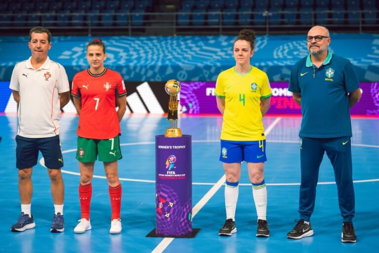 Brasil e Portugal disputam a final da Copa do Mundo de Futsal feminino