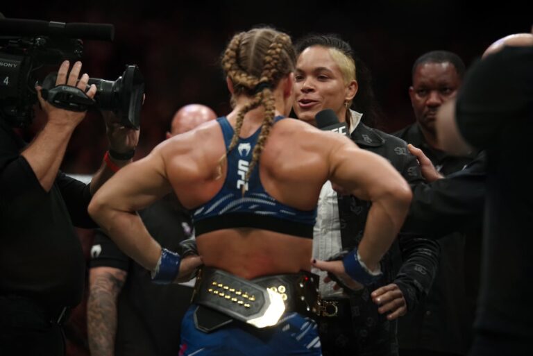 Amanda Nunes é considerada zebra em disputa de título contra Kayla Harrison no UFC 324