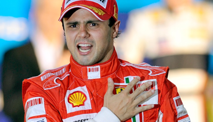 (Felipe Massa em vitória no GP Brasil de 2008 (Reprodução))