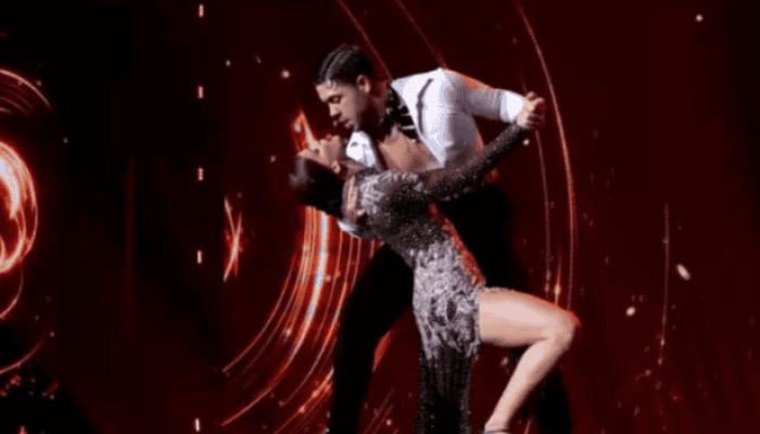 Alvaro e Mariana Torres dançando tango (Reprodução/Globo)