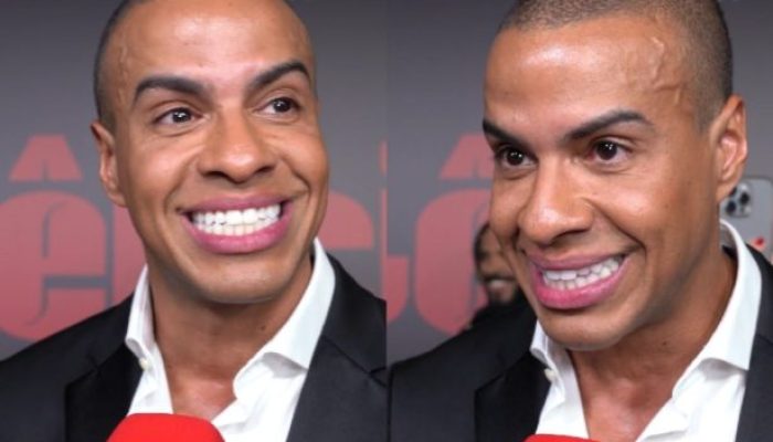 Thiago Oliveira no Prêmio Potências 2025 (Reprodução: Portal LeoDias)