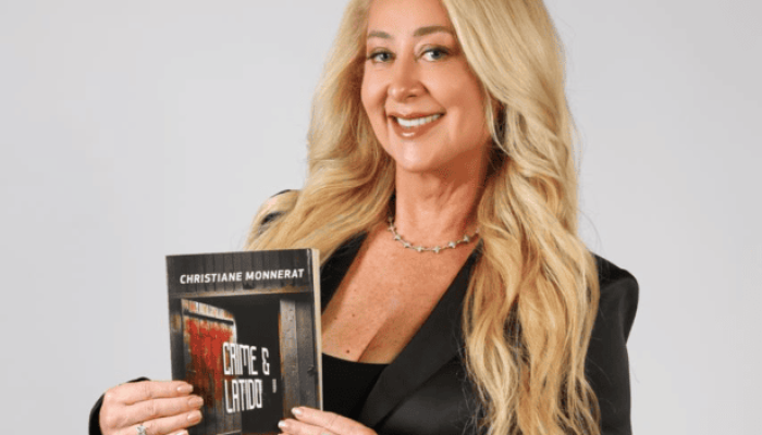 Christiane Monnerat apresenta o livro Crime e Latido em São Paulo