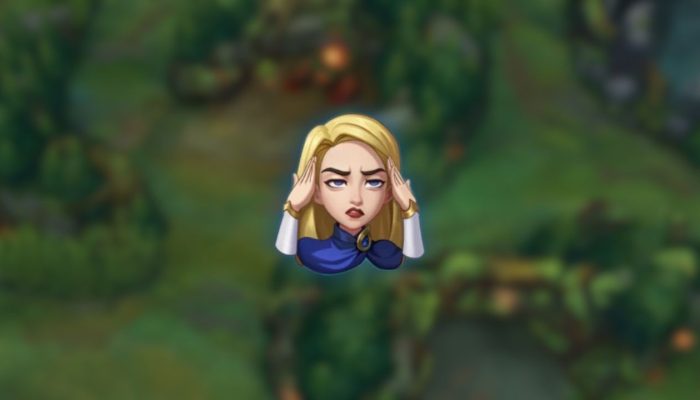 , o emote da Tianna Stemmaguarda, tia do Garen e da Lux