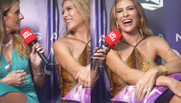 Lore Improta promete segredo sobre sexo do bebê e pede cuidado a Leo Dias