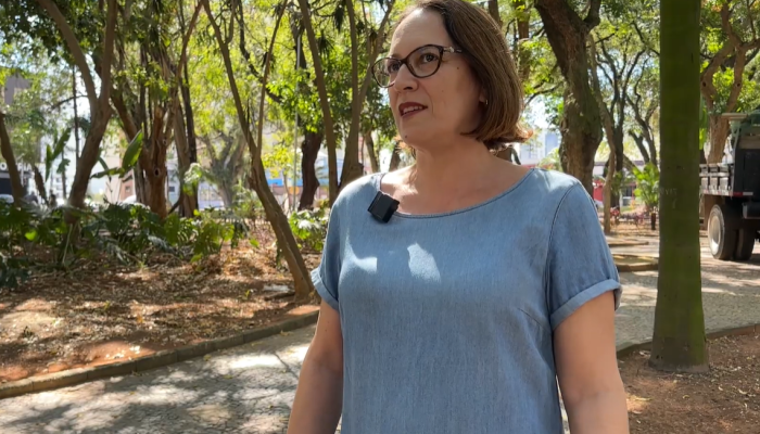 Adriana Martins destaca a importância da revitalização das praças e da zeladoria