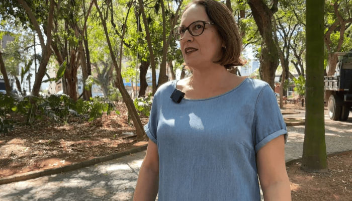 Adriana Martins destaca a importância da revitalização das praças e da zeladoria