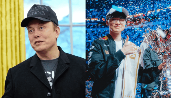 de Elon Musk e Faker