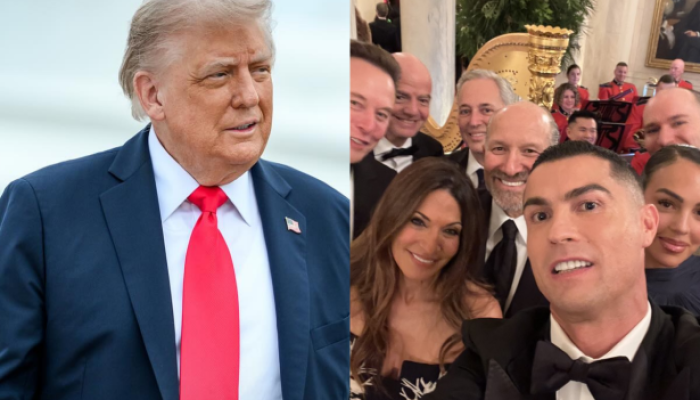 @realdonaldtrump e @cristiano)