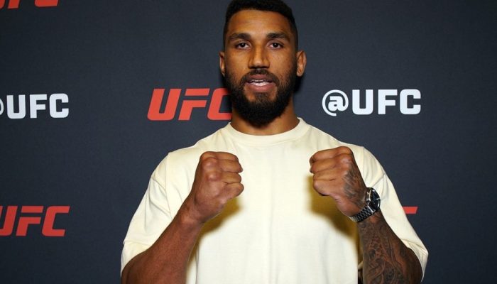 durante o Media Day do UFC Vegas 112