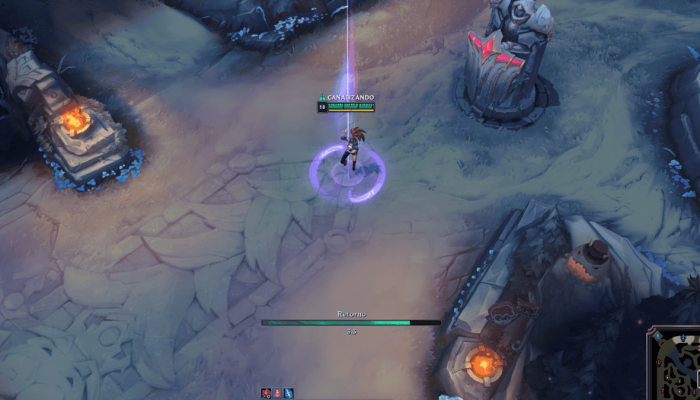 m da Akali com um Retorno Fortificado, fruto das Missões de Função no LoL