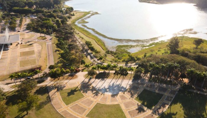 m aérea do Parque da Cidade
