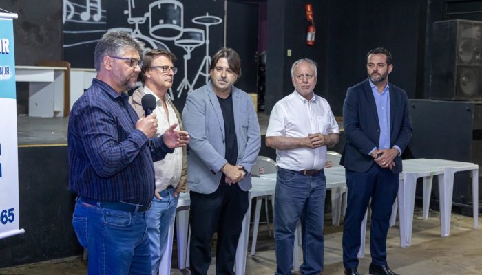 Clovis Pinhata, Kachan Jr., Luiz Roberto Del Gelmo, Prefeito Gustavo Martinelli