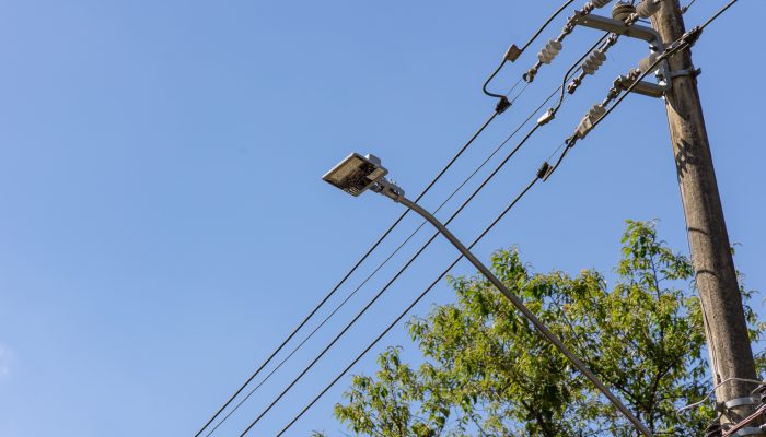 Lâmpadas LED no bairro Terra Nova