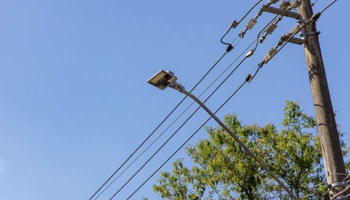Lâmpadas LED no bairro Terra Nova